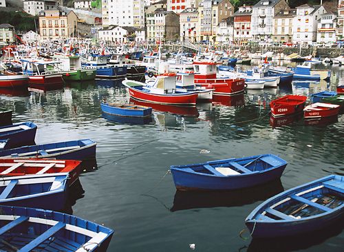 Puerto pesquero de Luarca, la 'Venecia Asturiana'.